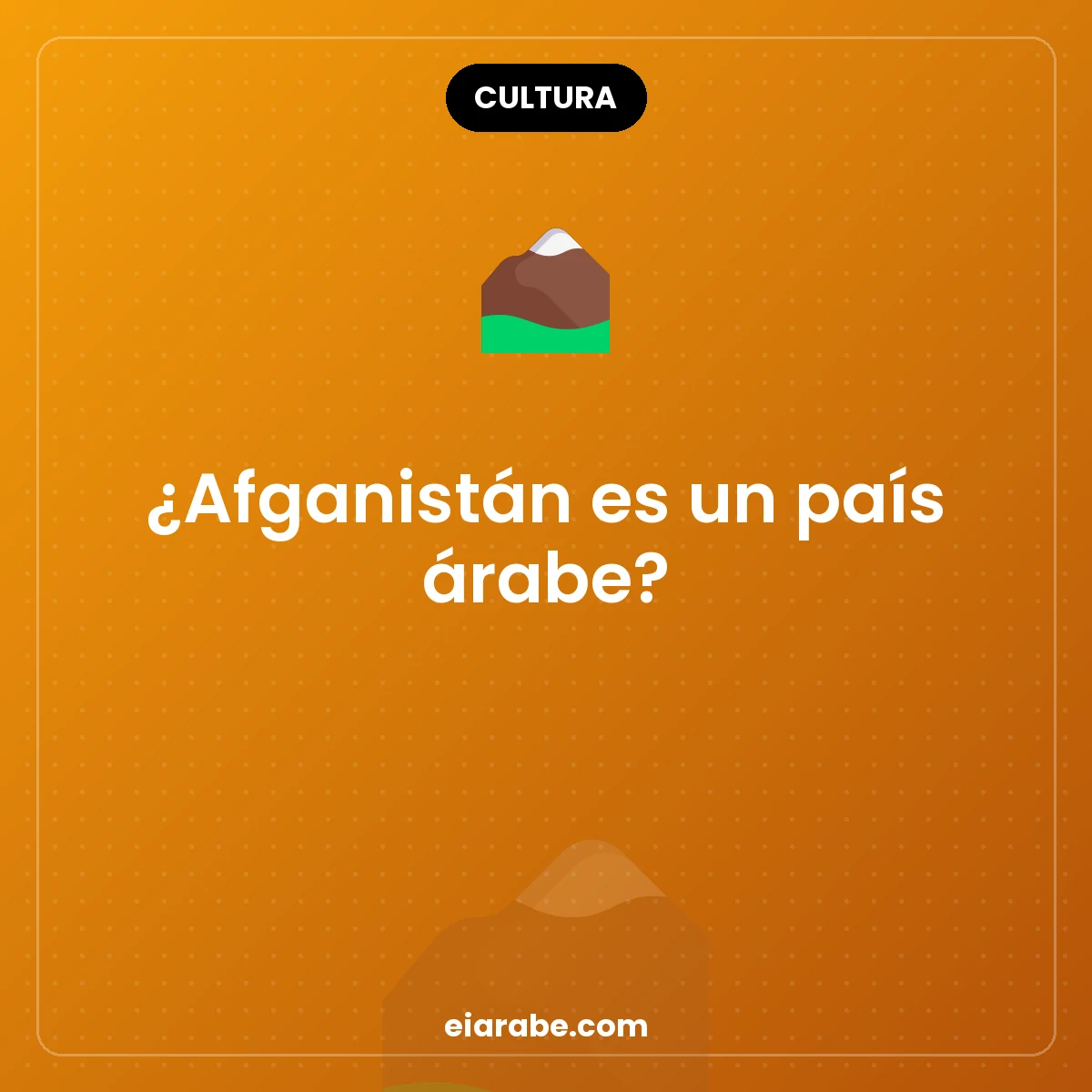 ¿Afganistán es un país árabe? — Escuela Internacional de Árabe
