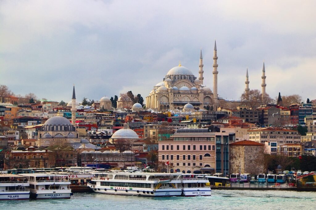 Paisaje de Estambul. capital de Turquía 